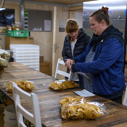 Chips etikettieren